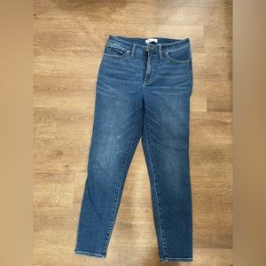 Madewell curvy high-rise skinny jeans